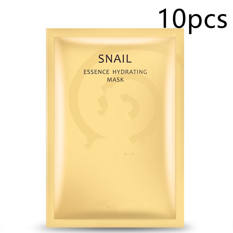 snail moisturizing whitening mask cosmetics - Snail Moisturizing Whitening Mask Cosmetics 10 Piece Pack Pack One piece of snail white