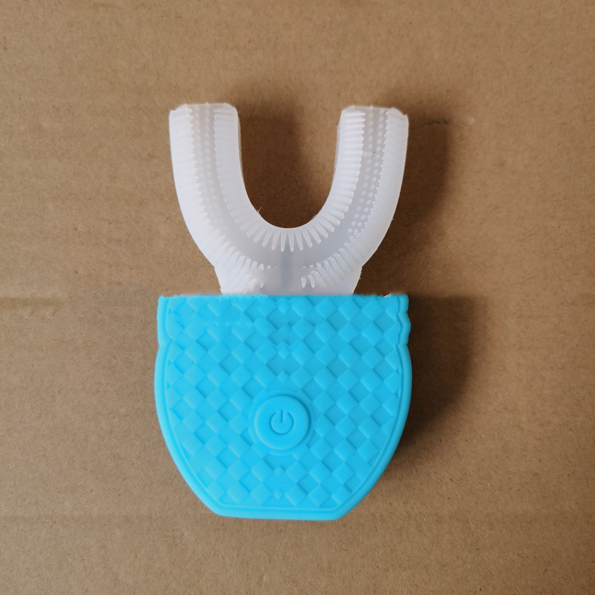 360 degrees intelligent automatic electric toothbrush waterproof u type tooth brush whitening blue light usb charging - 360 Degrees Intelligent Automatic Electric Toothbrush Waterproof U Type Tooth Brush Whitening Blue Light USB Charging Blue