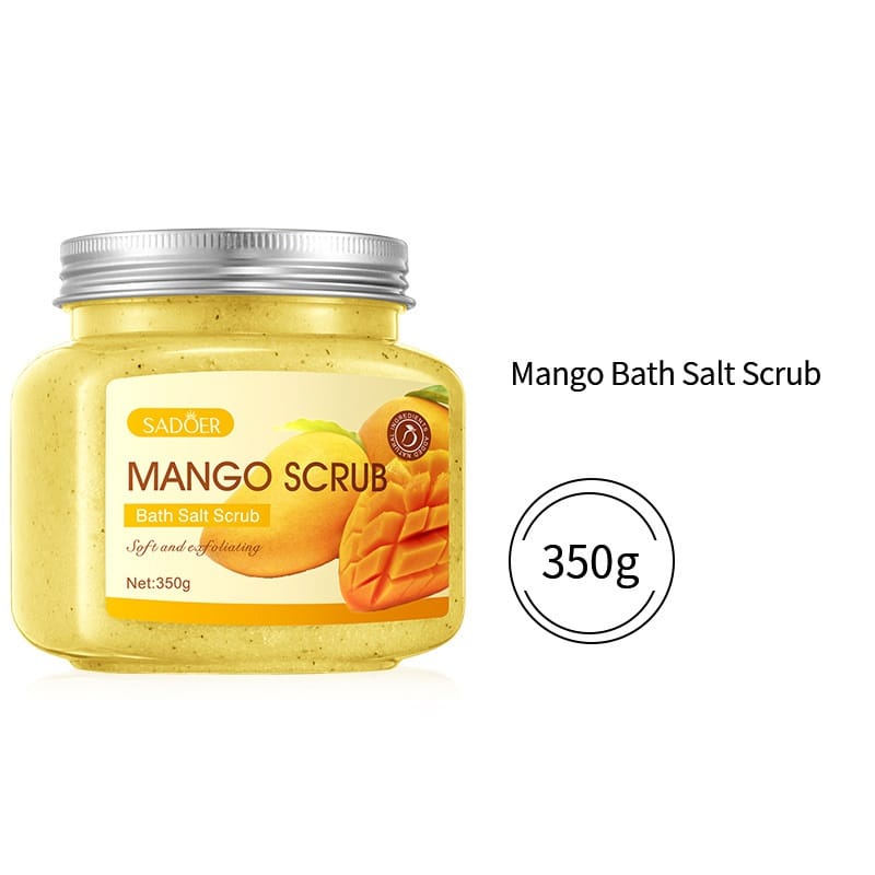 fruit bath salt body scrub - Mango