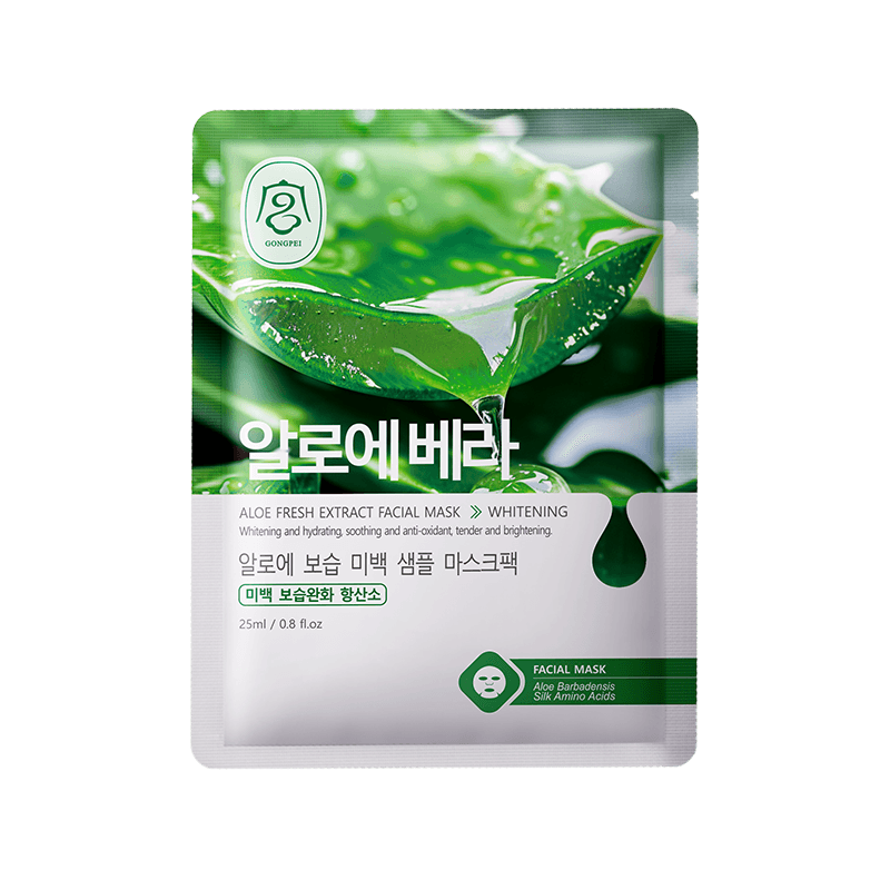 Gong Pei aloe vera fresh extract sheet mask - Formula 30122