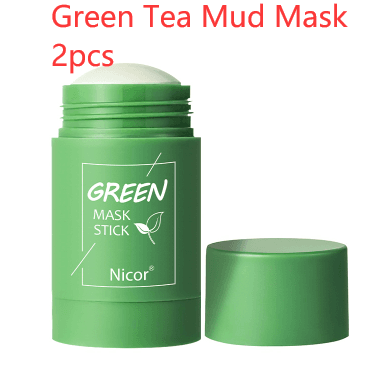 green tea clay mask stick - Green Tea - 2 Pack