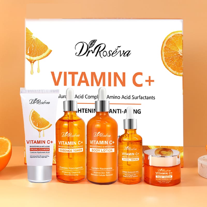 dr vitamin c brightening set - five pieces - Five piece set