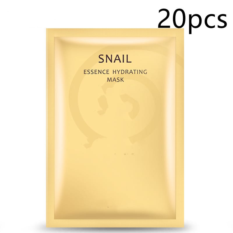 snail moisturizing whitening mask cosmetics - Snail Moisturizing Whitening Mask Cosmetics 20 Piece Pack Pack One piece of snail white