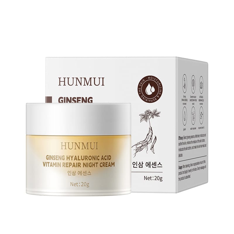 hunmui ginseng hyaluronic acid vitamin night cream 20g - 20g