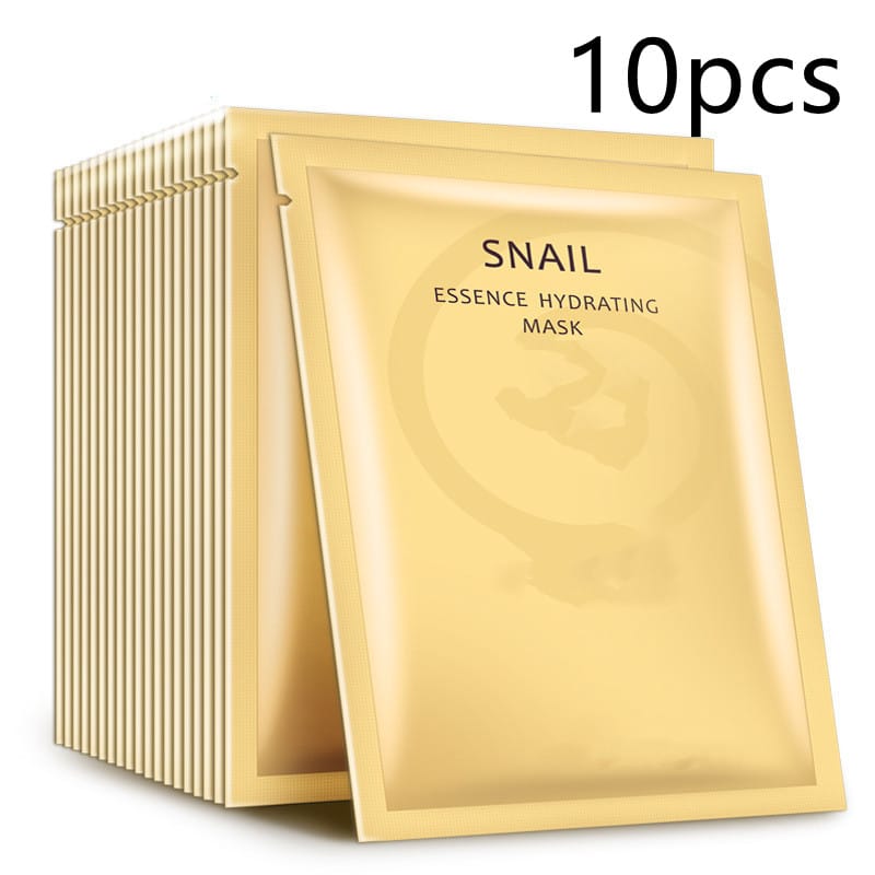 snail moisturizing whitening mask cosmetics - Snail Moisturizing Whitening Mask Cosmetics 10 Piece Pack Pack Moisturizing one piece