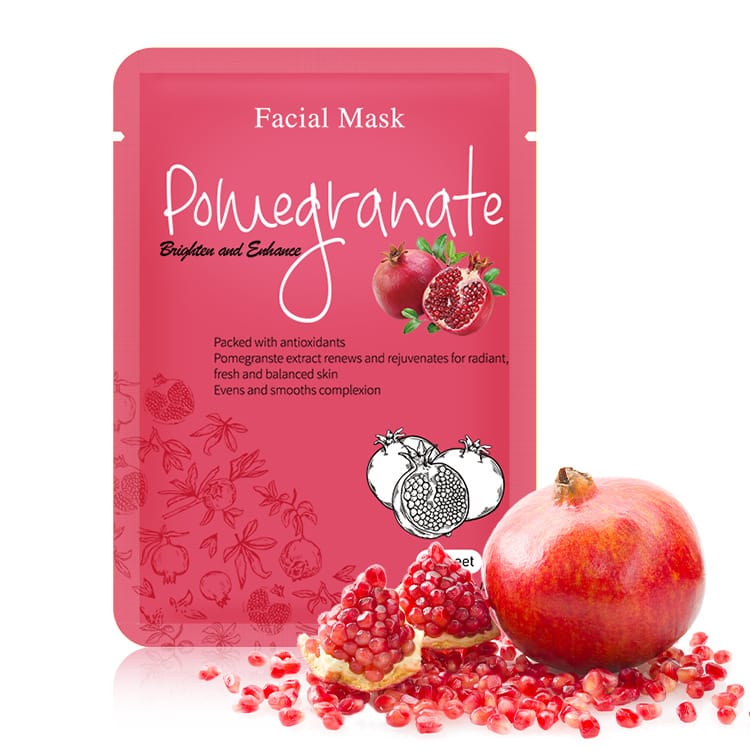 fruit-flavored mask without moisturizing and moisturizing - Pomegranate