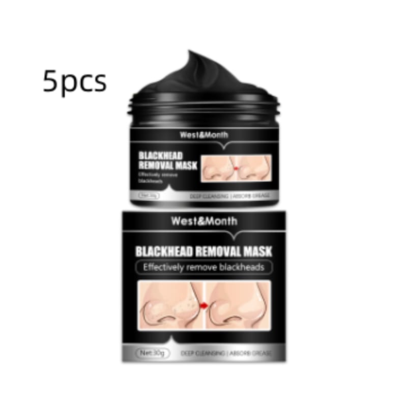 bamboo charcoal blackhead suction mask cleaning tear and pull nose mask blackhead suction acne - Bamboo Charcoal Blackhead Suction Mask Cleaning Tear And Pull Nose Mask Blackhead Suction Acne 30g5pcs