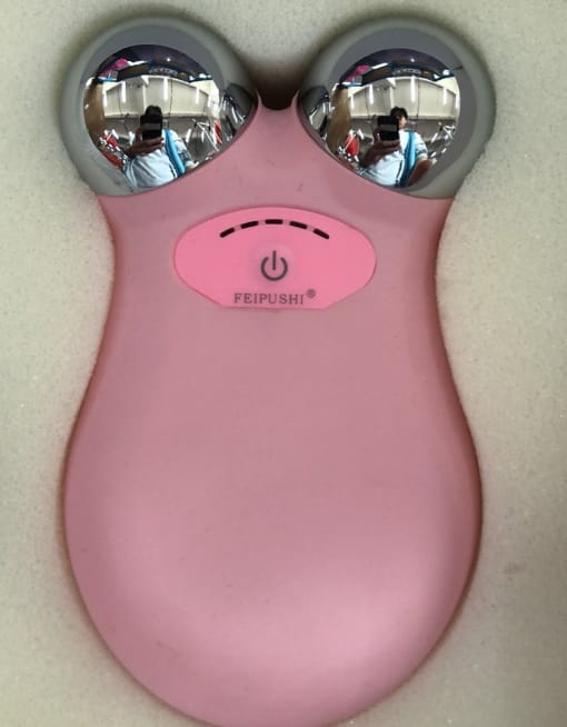 electric micro-current face massager ems firming micro current deedema decree wrinkle skin rejuvenation beauty instrument - Electric Micro - Current Face Massager EMS Firming Micro Current Deedema Decree Wrinkle Skin Rejuvenation Beauty Instrument Pink