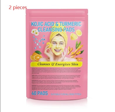 turmeric cleansing pad compressed turmeric kojic acid - Turmeric Cleansing Pad Compressed Turmeric Kojic Acid Yellow 40pcs2 pieces