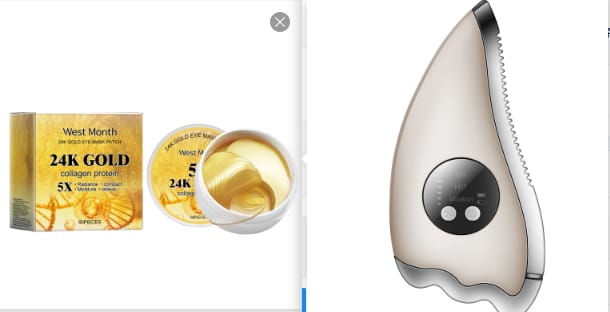 24k gold eye mask patch - 24K Gold Eye Mask Patch 60 Piece Pack set