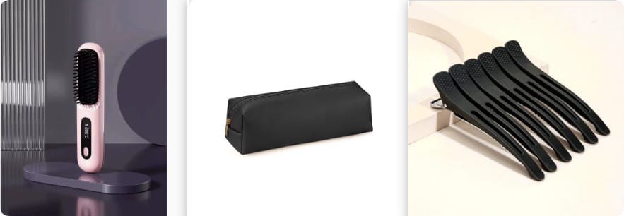 2 in 1 straight hair comb wireless hair straightener brush hair fast heating portable hot curler usb charging - 2 In 1 Straight Hair Comb Wireless Hair Straightener Brush Hair Fast Heating Portable Hot Curler USB Charging Set5