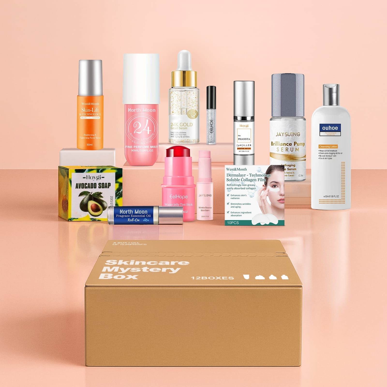 skincare mystery box - 12-Box Set