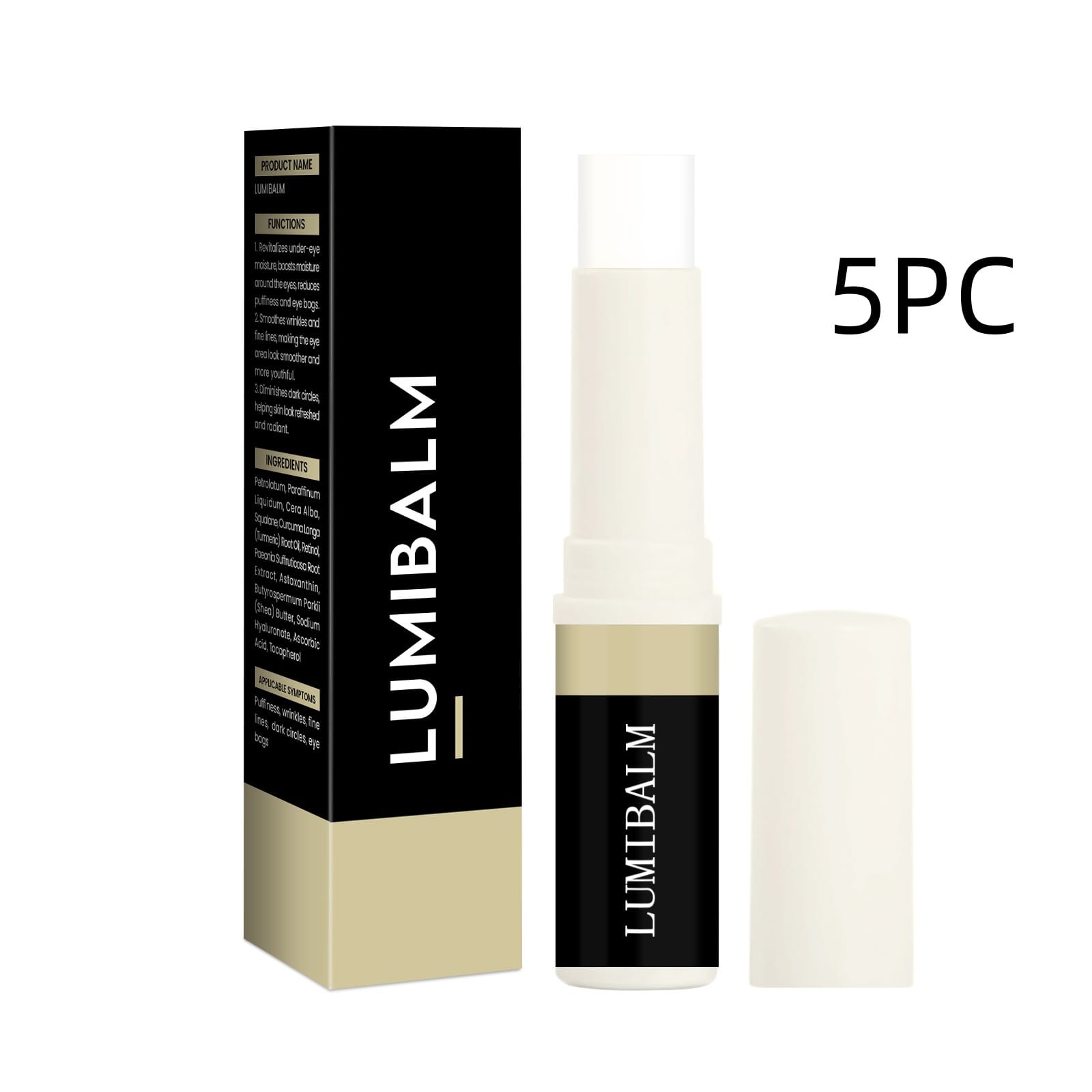 eye cream stick hydrating moisturizing and nourishing care - Eye Cream Stick Hydrating Moisturizing And Nourishing Care 5g 5 Piece Pack Pack