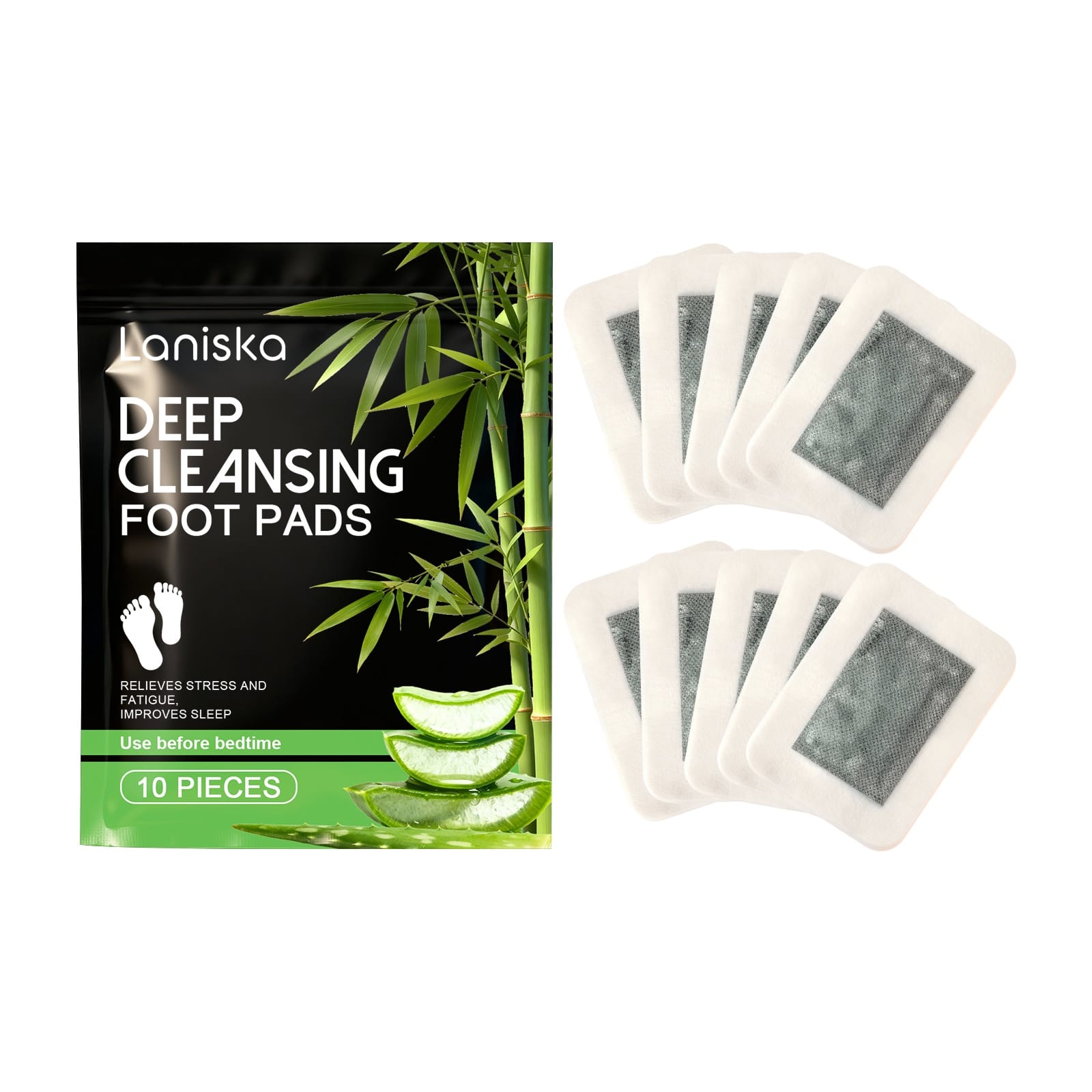 deep cleansing foot pads - Deep Cleansing Foot Pads 10 Piece Pack