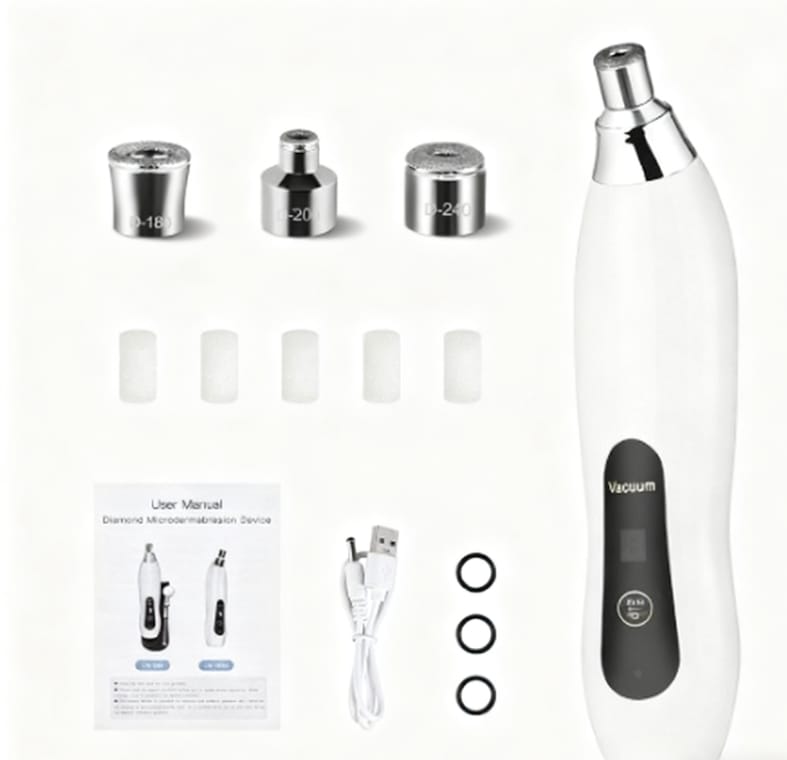 2-in-1 diamond microdermabrasion beauty device multi-functional exfoliation and cleansing - 2 - in - 1 Diamond Microdermabrasion Beauty Device Multi - functional Exfoliation And Cleansing LW089A