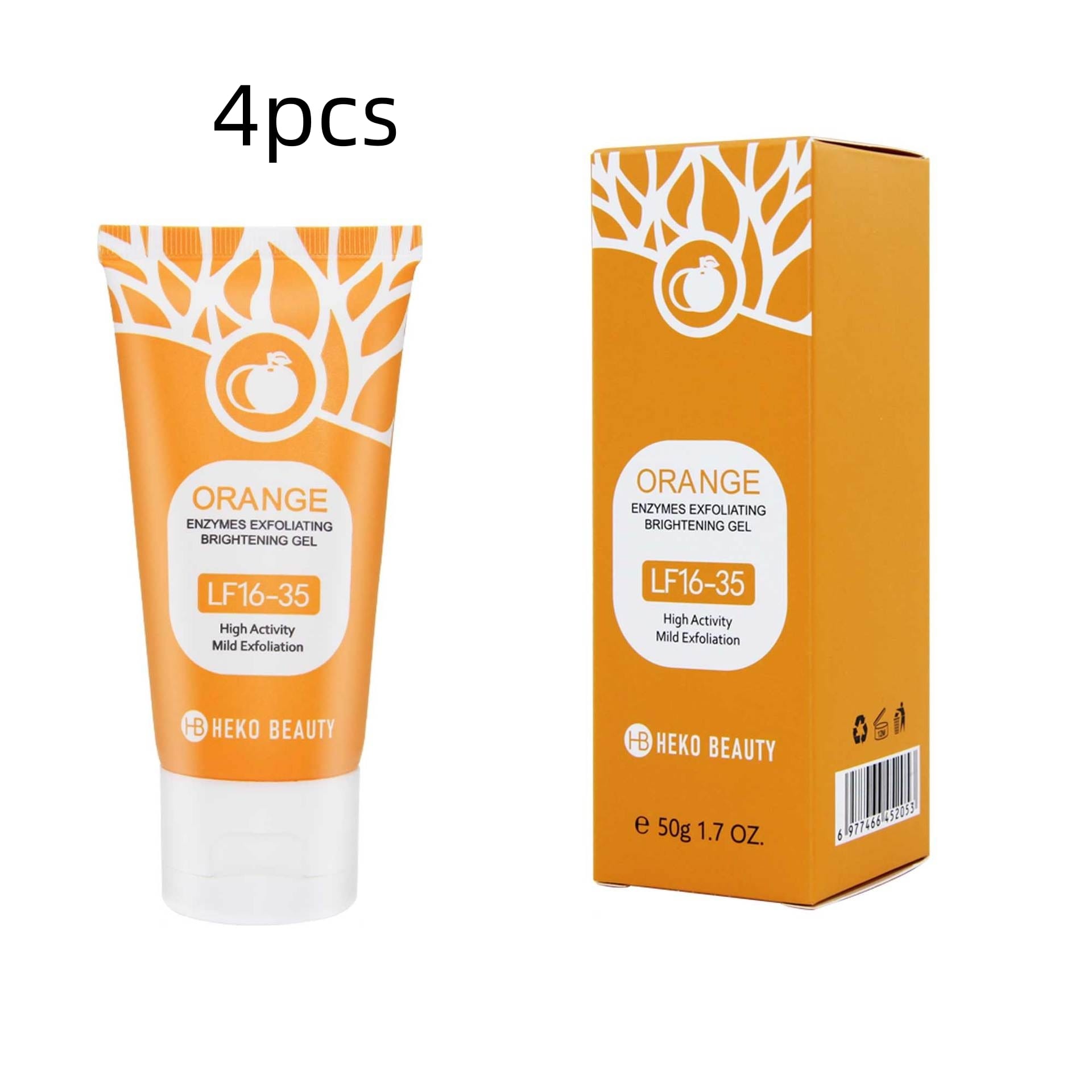 orange enzyme exfoliating gel facial deep cleansing moisturizing gentle rubbing mud exfoliating skin - Orange Enzyme Exfoliating Gel Facial Deep Cleansing Moisturizing Gentle Rubbing Mud Exfoliating Skin Enzyme Exfoliating 4 Piece Pack Pack