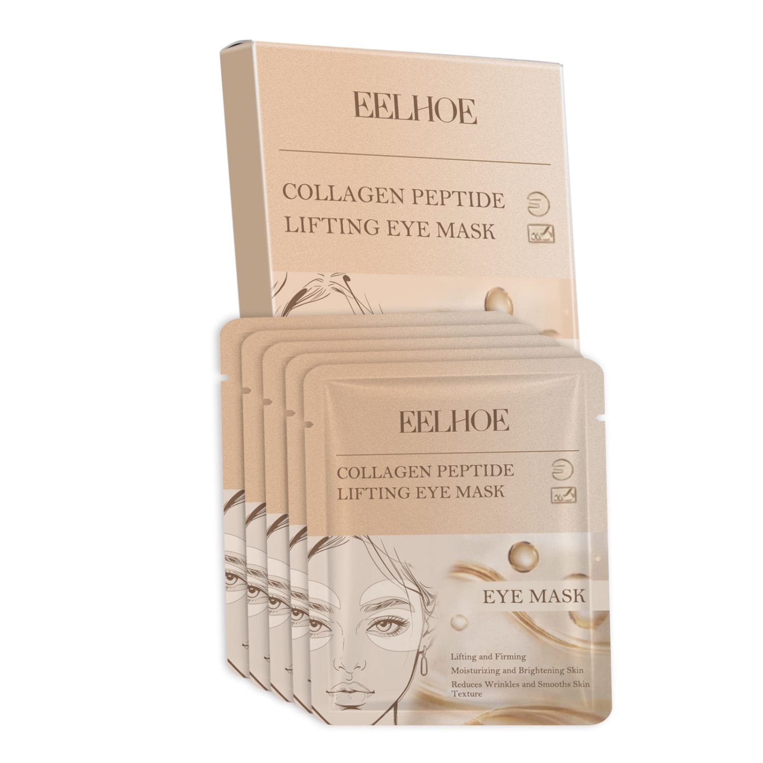 collagen peptide lifting eye mask - Collagen Peptide Lifting Eye Mask 5 PAIRS