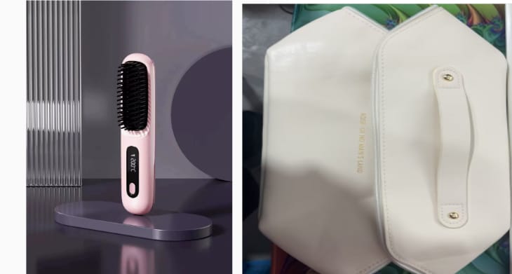 2 in 1 straight hair comb wireless hair straightener brush hair fast heating portable hot curler usb charging - 2 In 1 Straight Hair Comb Wireless Hair Straightener Brush Hair Fast Heating Portable Hot Curler USB Charging Set9