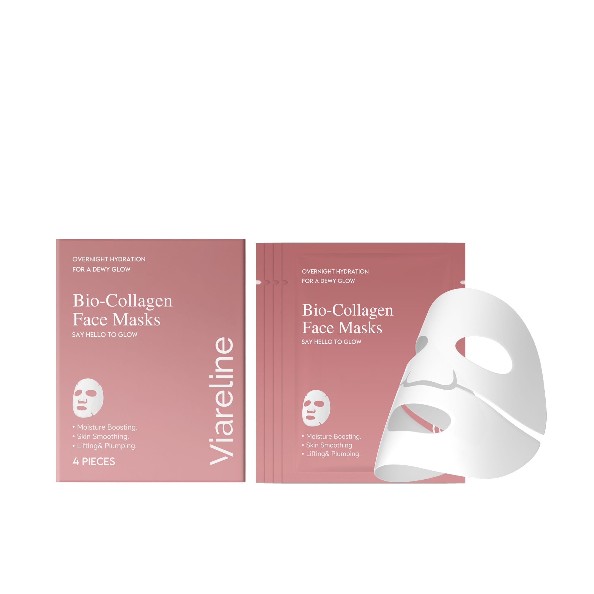 bio collagen face masks - Bio Collagen Face Masks 4 Piece Pack