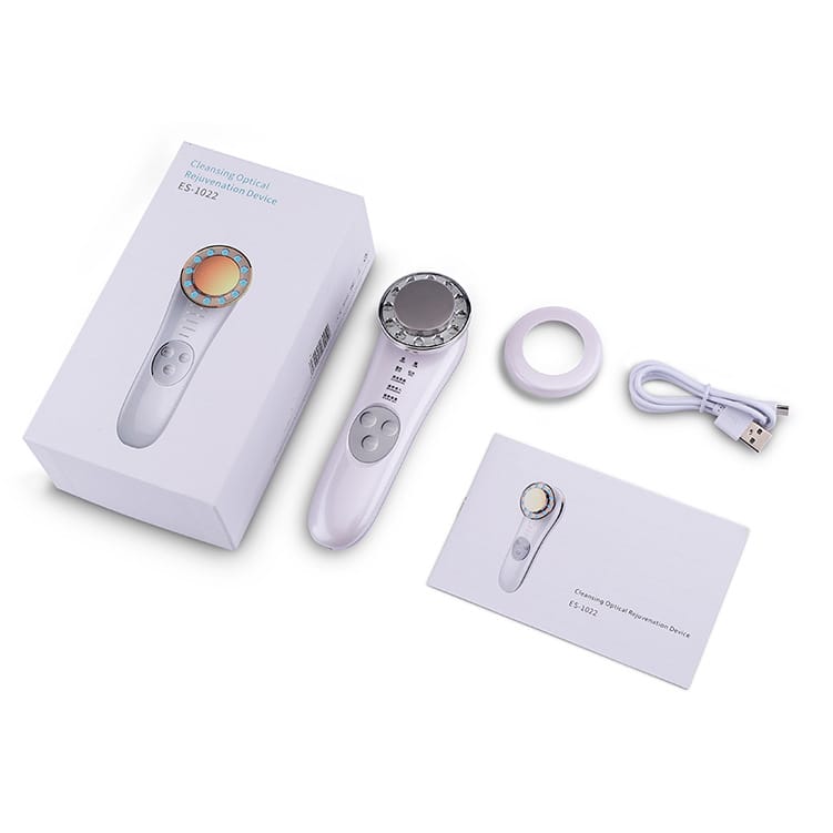 hailicare 7-in-1 facial cleansing lifting ipl beauty apparatus - Hailicare 7 - in - 1 Facial Cleansing Lifting IPL Beauty Apparatus White
