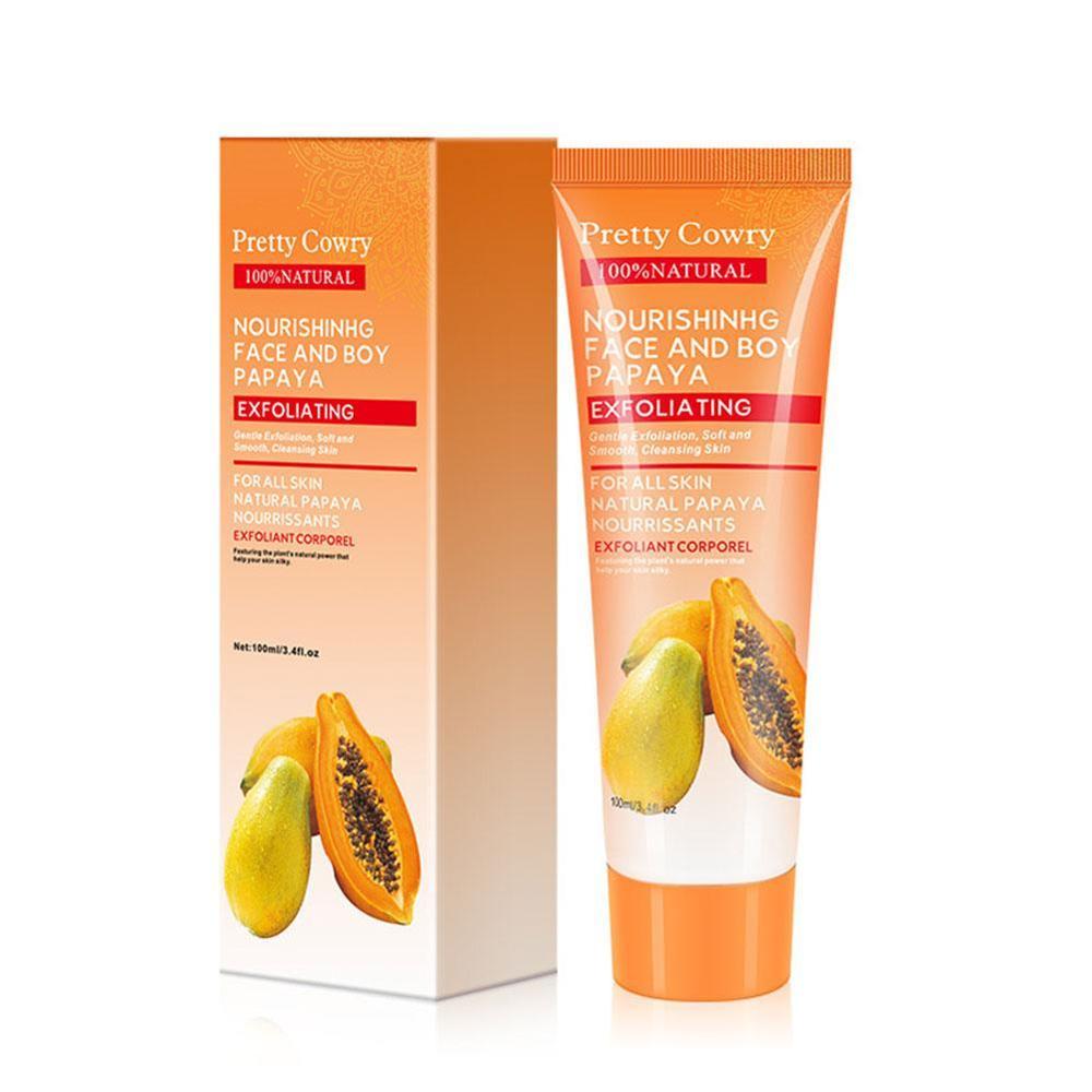 cucumber coconut papaya facial exfoliating gel cream body cleansing - Cucumber Coconut Papaya Facial Exfoliating Gel Cream Body Cleansing Pawpaw
