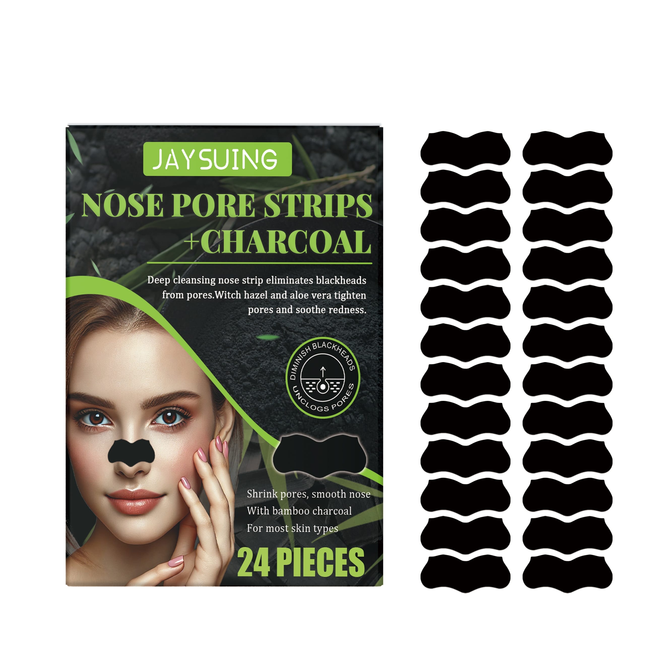 nose pore strips - Nose Pore Strips 24 Piece Pack